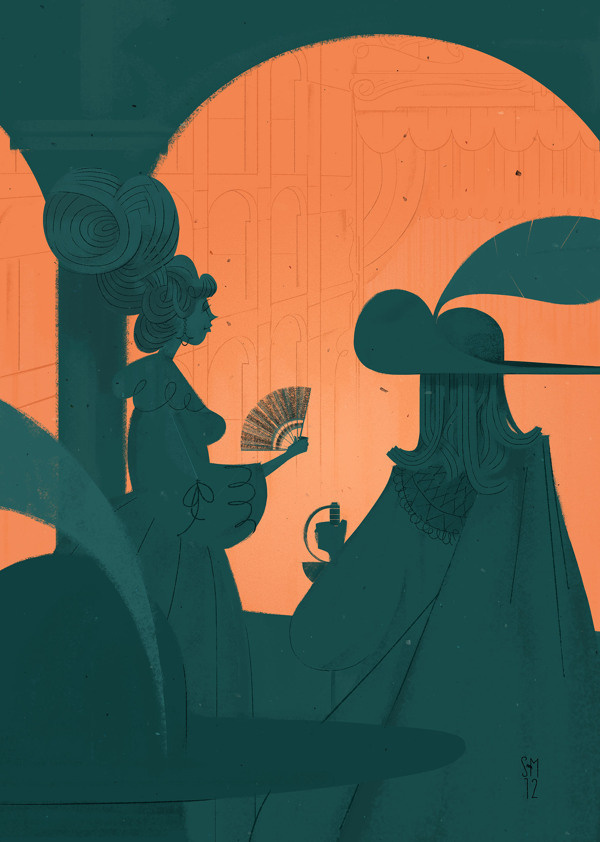 Cyrano De Bergerac xc2xb7 Selected artworks #cyrano #bergerac #simone #massoni #de #digital #illustration #art