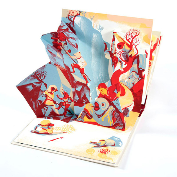 Momotaro #pop #print #book #illustration #up