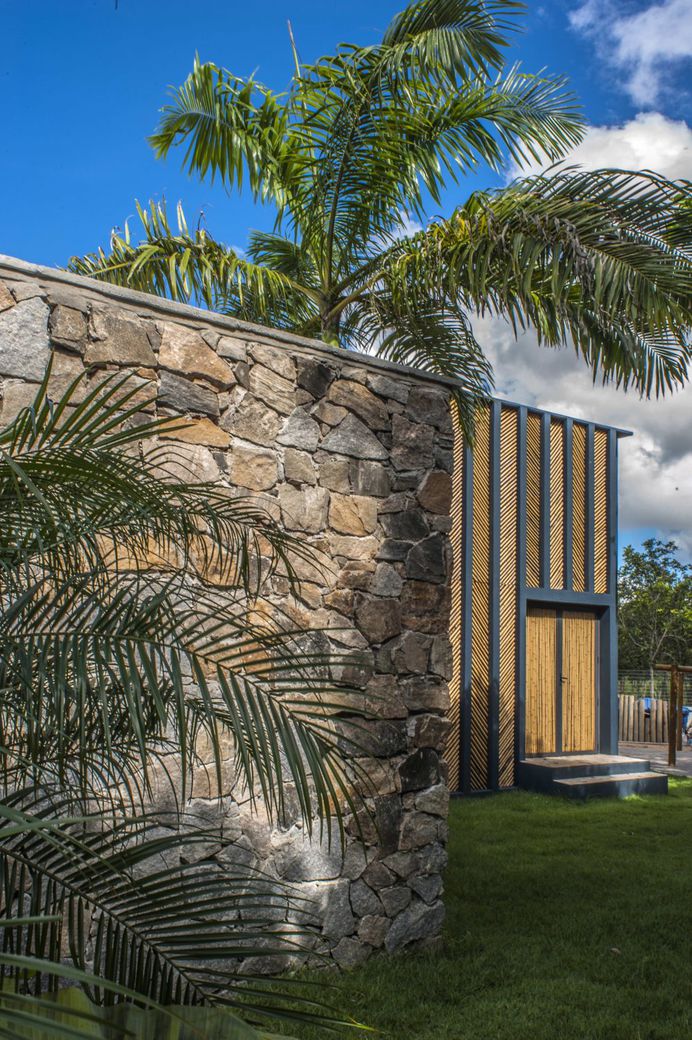 Bamboo House in Rural Brazil by Vilela Florez