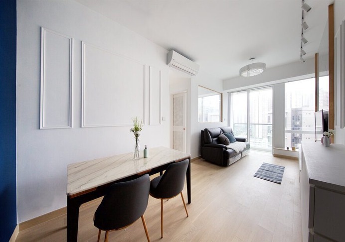 Deep Blue Valentine Apartment by Sim-Plex Design Studio