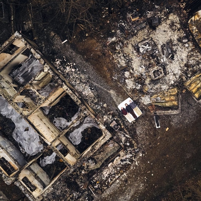 Voices of Gatlinburg: Victims of Forest Fire in Their Burned Down Homes by Jeremy Cowart
