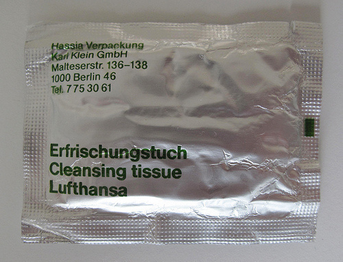 Lufthansa Tissue Flickrgraphics #packaging #lufthansa #flickrgraphics