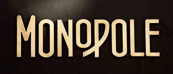 Monopole Potts Point 2012 #lettering #vintage #art #deco #type #monopole #typography