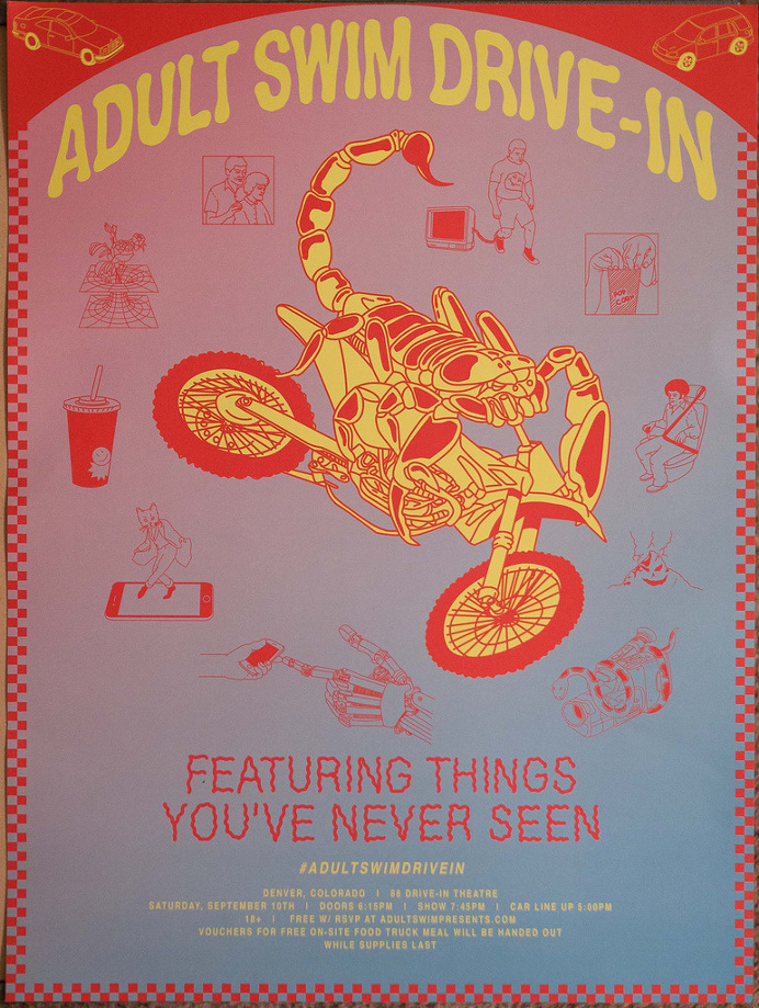 Adult Swim Drive-In Poster