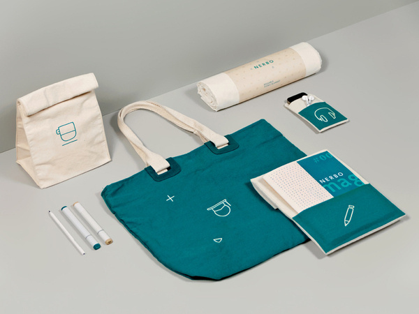 NERBO on Behance #branding #design #nerbo #identity #stationery #cool