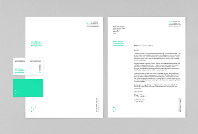 MTLA by Mash Creative and Hype Type #stationery #branding