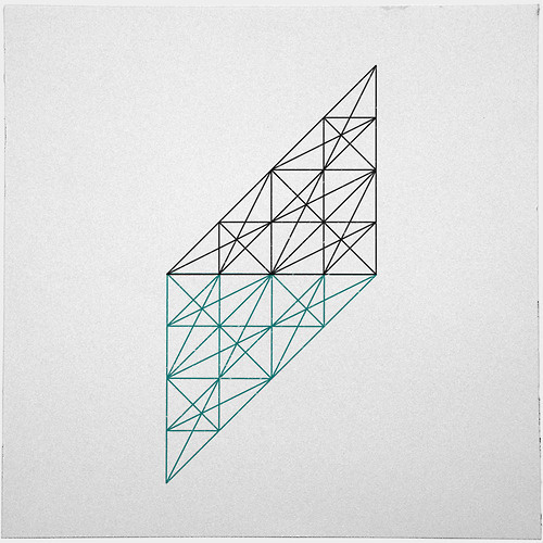 #232 The mad architect – A new minimal geometric composition each day