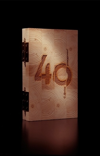 40 on the Behance Network #packaging #wood #texture #typography