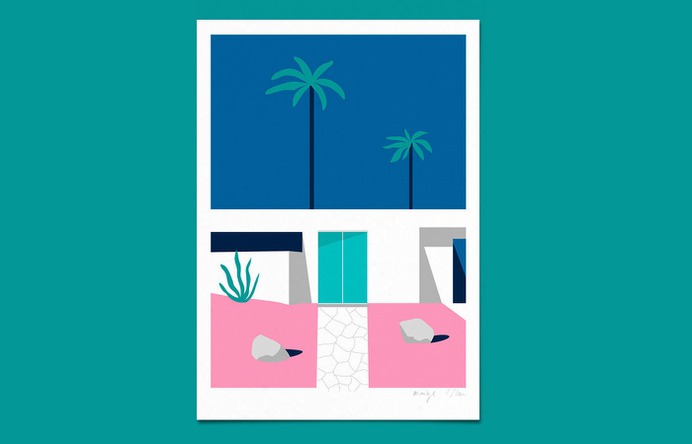 palm springs on Behance
