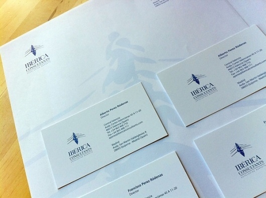 IBERICA CONSULTANTS on the Behance Network #branding #stationery