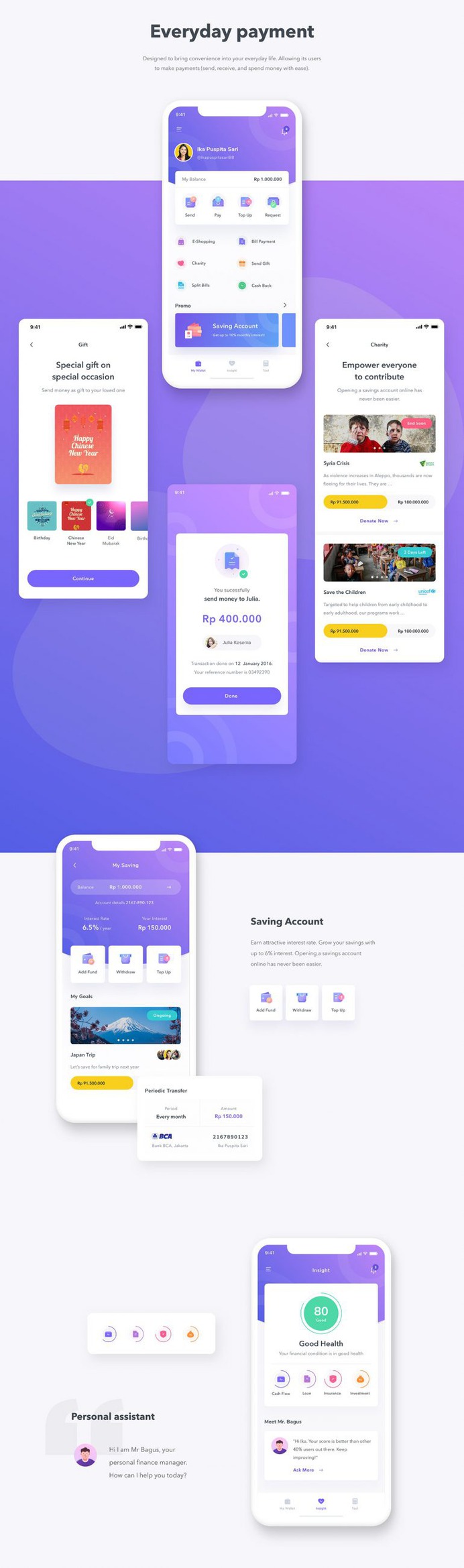 Finance Mobile App UI UX