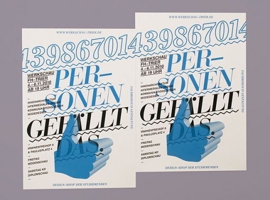Werkschau Trier 2010 - bean's taste #print #poster