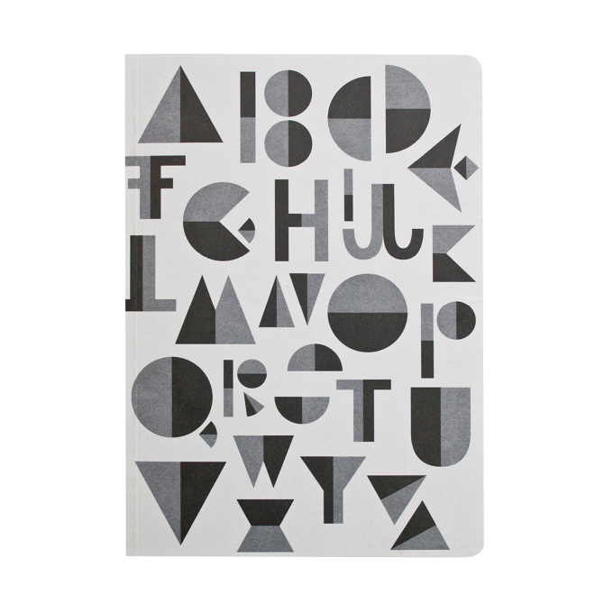 #notebook #writing #type #lettering #typography #design #graphic #danish #nordic #book #geometry #black #grey #white #blackandwhite #recycle