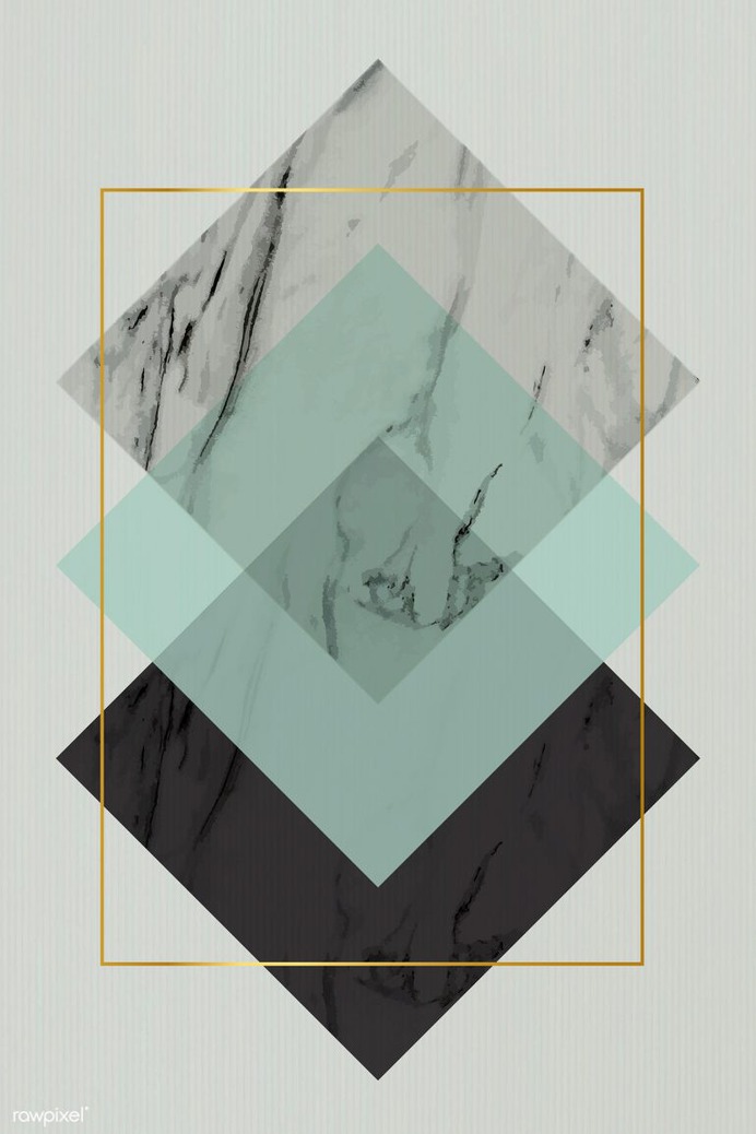 Rectangle rhombus frame design vector