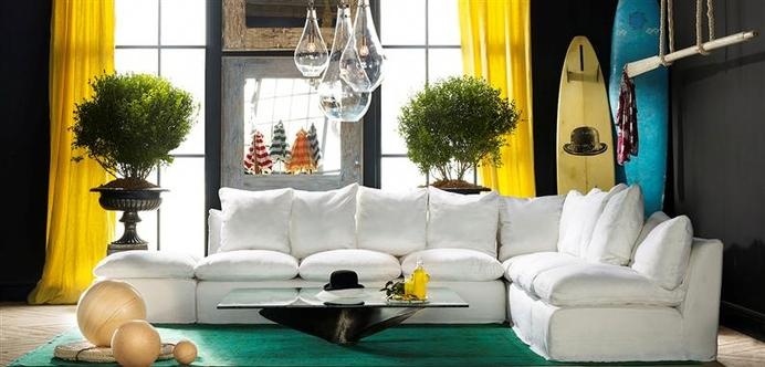 Coastal-style - pleasant and relaxing as the sea breeze / www.homeworlddesign.com #style #living #room