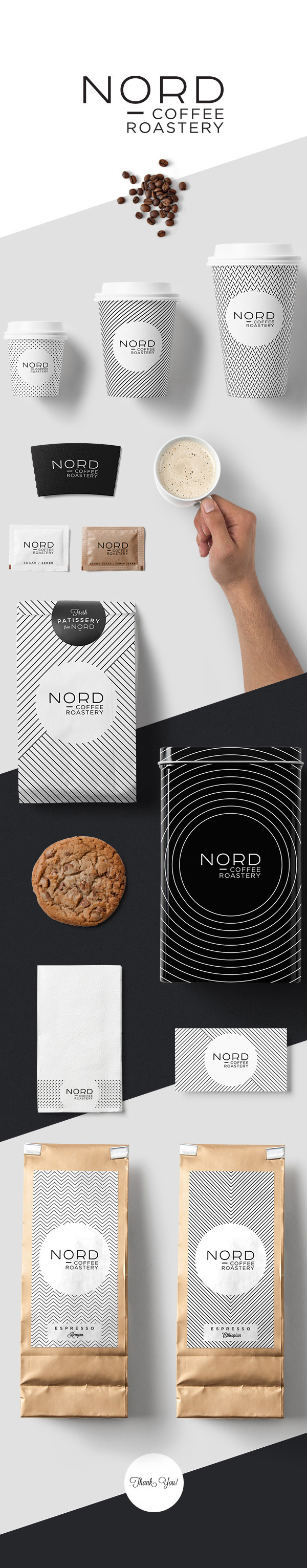 NORD Coffee Roastery by Kutan URAL #coffee #identity #packaging