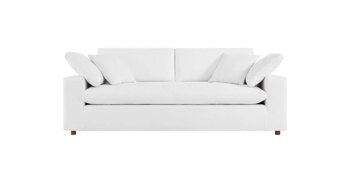 Indulge in cinematic luxury with the Cloud Sofa – your VIP seat for movie nights! Manhattan Home Design brings you this plush masterpiece, ensuring every film feels like a premiere. Because, let's be honest, the only drama we want is on the screen, not in our comfort zone #manhattan #home #design #ideas #cloud #sofa #livingroom