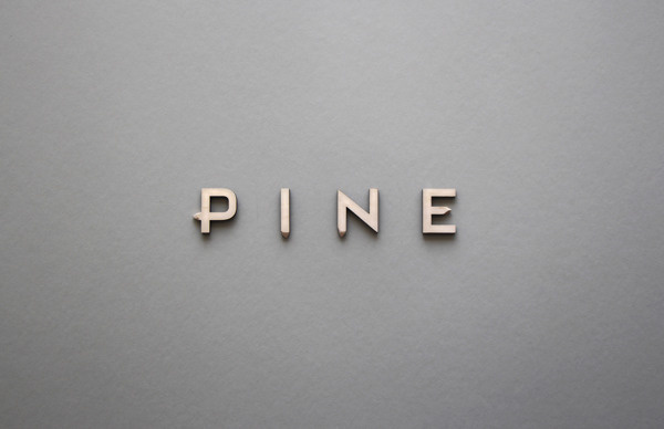 Pine typeface on Behance #type #wood