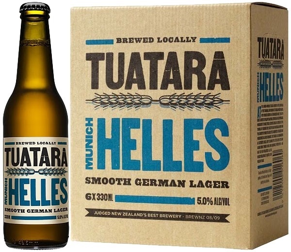 Tuatara Helles #packaging #beer #label #bottle