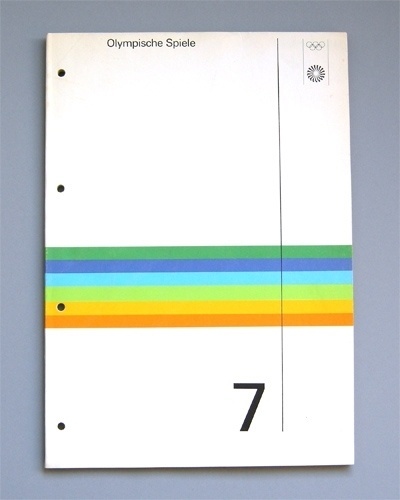 Otl Aicher 1972 Munich Olympics - Brochures #otl #1972 #aicher #olympics #munich