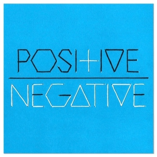 Typeverything.com — Stitched Mantras (via Stephen... - Typeverything #negative #positive #type #blue #stitch #typography