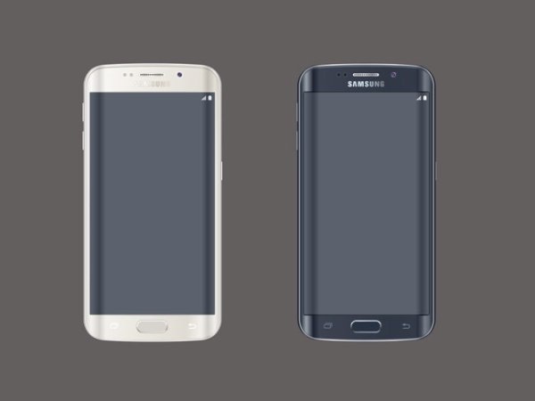 Free Samsung Galaxy S6 Edge PSD Mockup