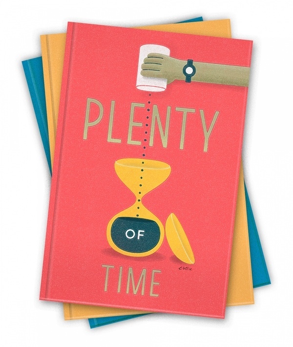 Plenty of Time Erik Marinovich Friends of Type #type #illustration #poster