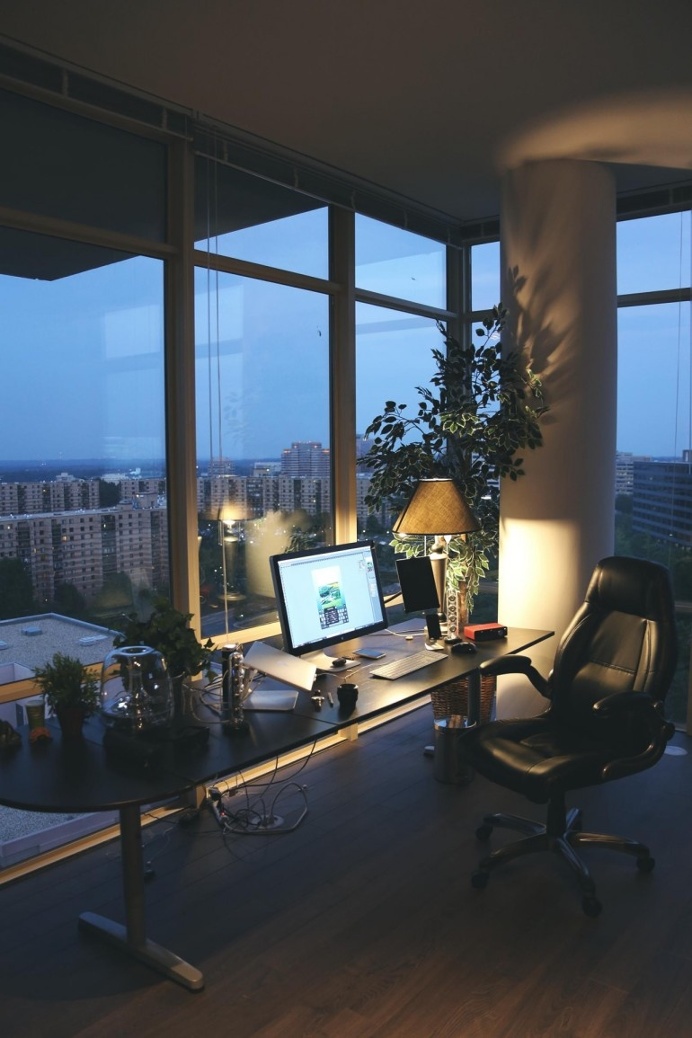 Setup with a view.