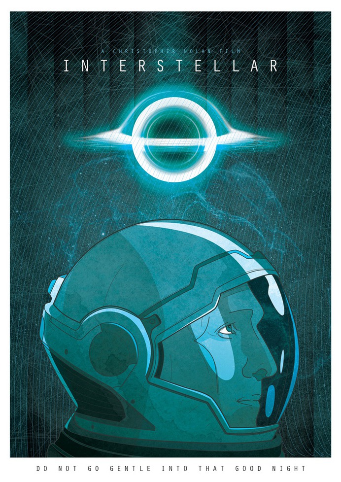 Interstellar Movie poster by igorcampos