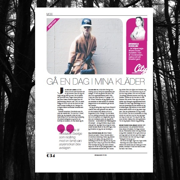 Nöjesmagasinet MGNS #design #type #layout #trees #magazine