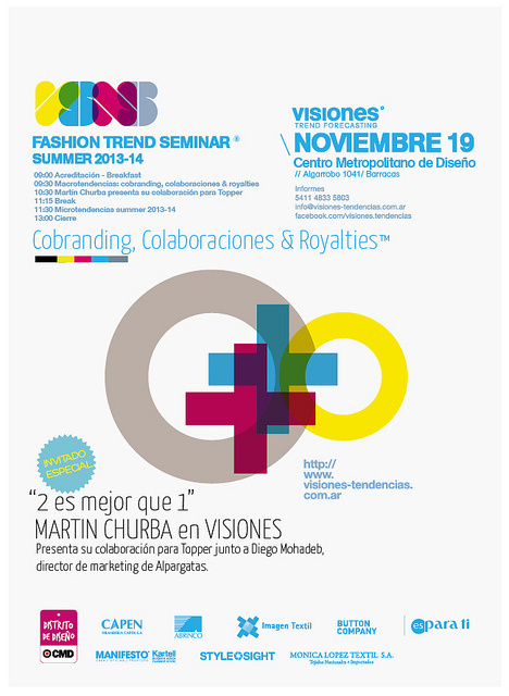 visiones fashion trend seminar/ menthol™ #flyer #design #graphic #seminar #poster #fashion #menthol #trend #style