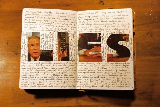 Inside the sketchbook of a designer « Below The Clouds #sketchbook #lies #bush #sagmeister