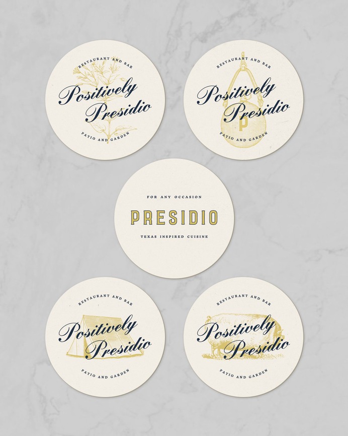 Restaurant Coasters Design – Presidio #restaurant #coaster #design #houston