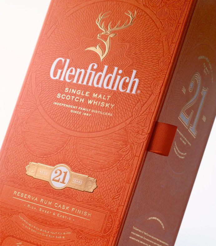 Image result for glenfiddich orange box