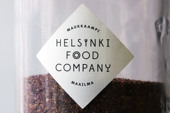 Helsinki FoodÂ Company #branding #culinary #packaging #print #design #label #brand #identity #logo #sticker #package #typography