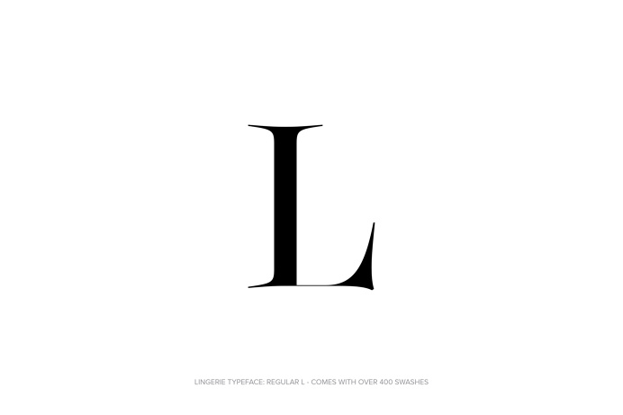 Lingerie Typeface - The Most Advanced Typeface For Fashion And Luxury by Moshik Nadav Typography #Lingerie #Typeface #Fashion #FashionTypogr