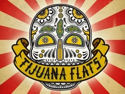 Dribbble - Tijuana Flats Artwork by Kevin Taylor #sugar #illustration #flats #tijunana #skull