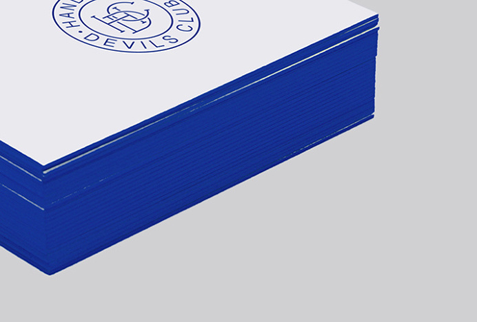 Handsome Devils Club by Taylor Evans #logo #symbol #circle #mark #graphic design #business cards