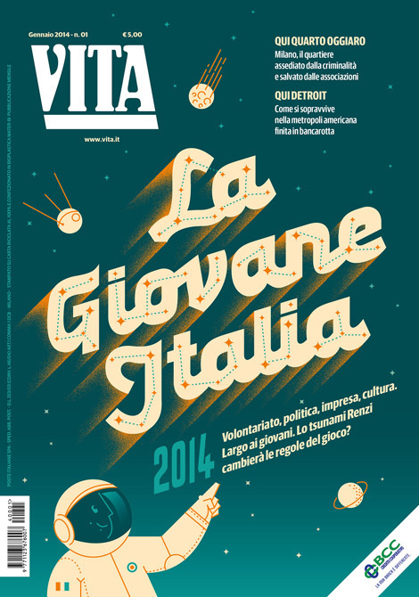 Vita Magazine on grainedit.com #constellation #astronaut #vita #publication #space #illustration #magazine