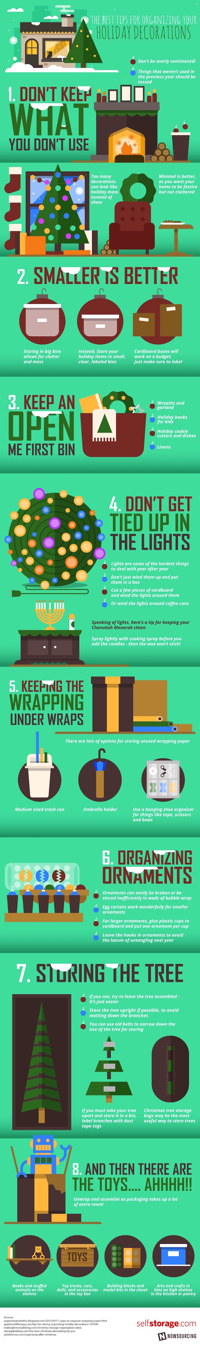 Check out these awesome #storage #tips that can help you reduce your #holiday #clutter! No more tangled lights!