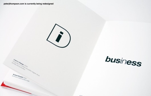 peter j thompson #print #design #identity #branding