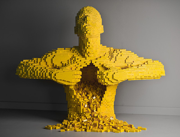 Art of the Brick: Nathan Sawayas LEGO Solo Show in New York #sculpture #lego #art