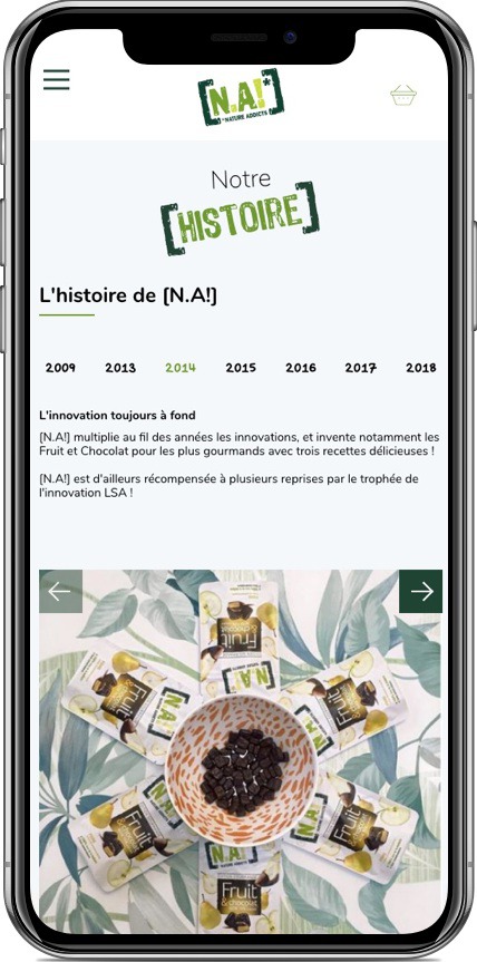 Responsive Project Na Product page inspiration