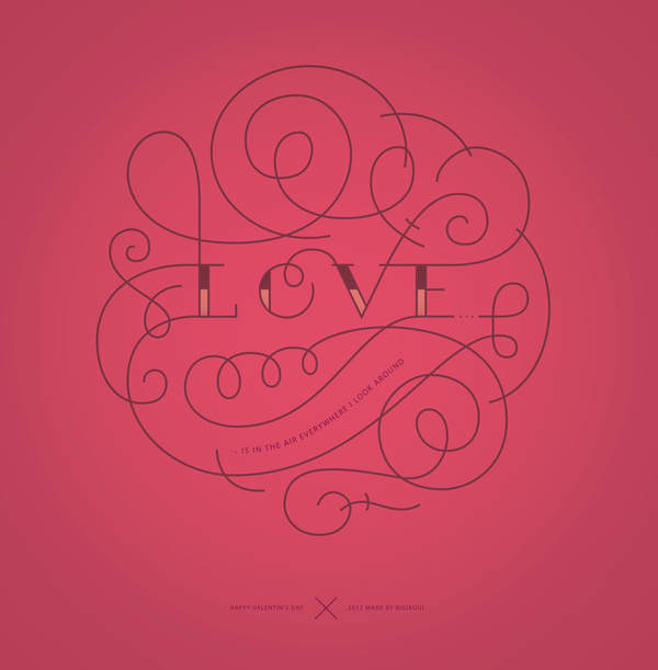 Love typography #illustration #lettering #love #typography