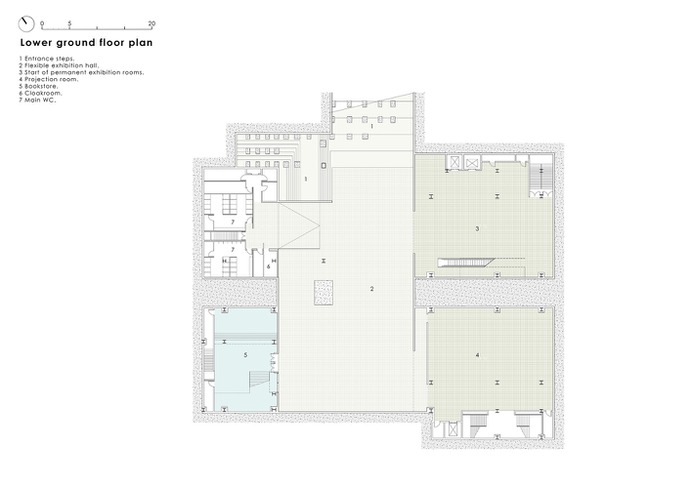 Chongqing Industrial Museum,Ground floor plan