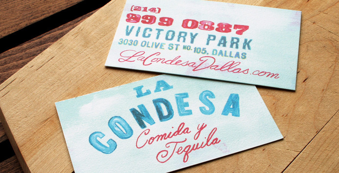 La Condesa Comida y Tequila | Strohl—Brand Identity, Packaging & Trademark Design #typography #illustration #branding #matchbook