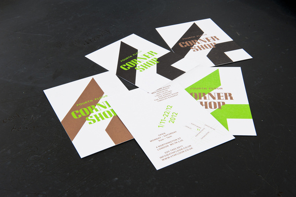 SI Special: North × Fourth Floor Corner Shop #north #fluorescent #print #flyer #identity