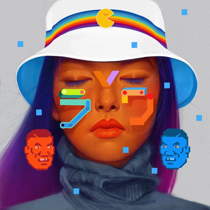 "Digital Vs. Analogue" by Artist Samuel Rodriguez
