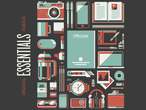 Offscreen Magazine Poster #illustration