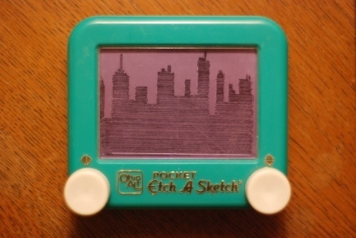 Michael Thomas Carey #city #etch #etchasketch #skyline #sketch
